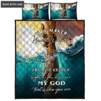 Jesus Saves Christian Quilt Bedding Set