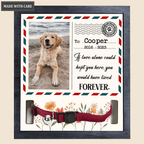 Letter To Pet If Love Could Kept You Here - Personalized Custom Pet Memorial Sign