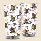 Personalized Dog Cat Pet Face Tumblers with Pictures - Personalized Custom Tumbler