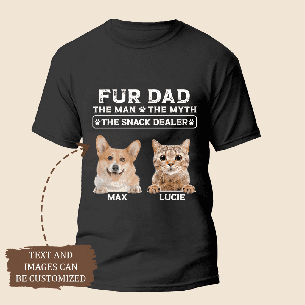 The Snack Dealer Is Here - Pet Personalized Custom Shirt - Gift For Pet Owners, Pet Lovers