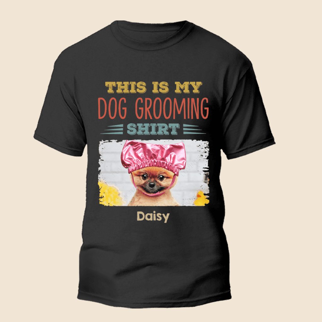 This Is My Dog Grooming Personalized Tshirt