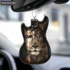 Jesus Lion Face Guitar Ornament