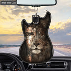 Jesus Lion Face Guitar Ornament