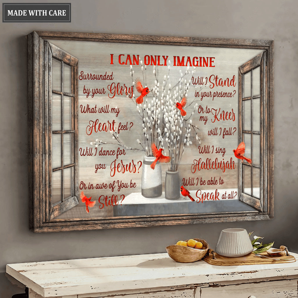 Will I Dance For You Jesus Red Cardinal Wall Art