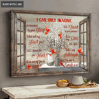 Will I Dance For You Jesus Red Cardinal Wall Art