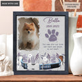 Purple Wildflower You Come Into Our Lives - Personalized Custom Pet Memorial Sign