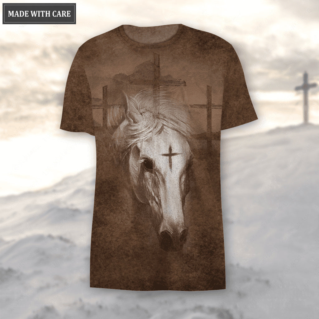 Horse Cross Let Your Faith Be Bigger Than Your Fear Hoodie