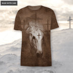 Horse Cross Let Your Faith Be Bigger Than Your Fear Hoodie