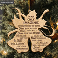 Christmas Bell I Can Only Imagine Wood Engraved Ornaments