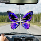 Magic Butterfly Cross Ornament