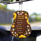 Flowers Guitar God Says You Are Ornament