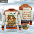 Thanksgiving Floral Pumpkin Bird Wool Knitted Pattern There Is Always Ugly Sweater
