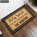 Christian Welcome Personalized Holy Spirit Door Mat