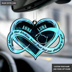 Personalized Cat Lovers Hologram Infinity Memorial Ornament