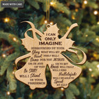 Christmas Bell I Can Only Imagine Wood Engraved Ornaments