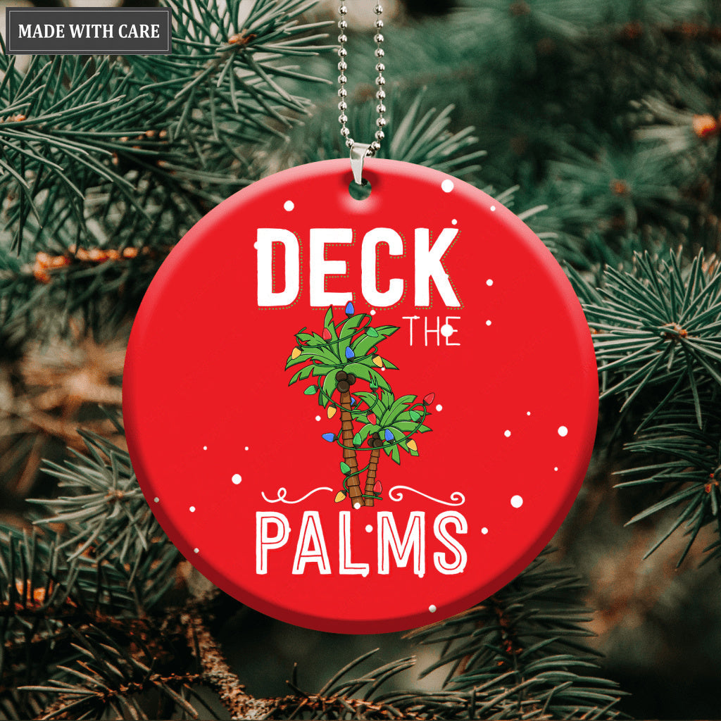 Printfamily M140 Deck The Palms Ornament