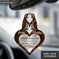Printfamily M26 Penguin Couple God Blessed Personalized Ornament