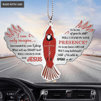 Surrounded By The Glory Cardinal Ornament
