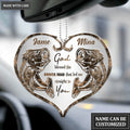 Bass Fishing God Blessed Personalized Ornament