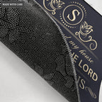 Elegant Line Serve The Lord Personalized Doormat