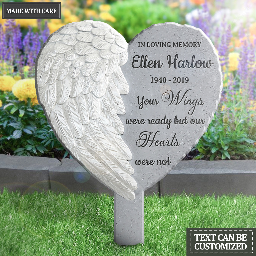 Wings Of Love Memorial Personalized Plaque