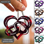 Rings For Couple Personalized Keychain