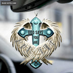 Angel Wings God Says You Are Ornament