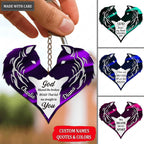 Wolves For Couple Personalized Keychain