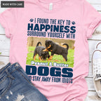 I found key to happiness - Personalized Custom Unisex T-Shirt/Hoodie