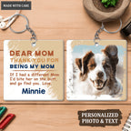 03 Dear Dad/Mom, Funny Pet Gift - Personalized Custom Acrylic Keychain