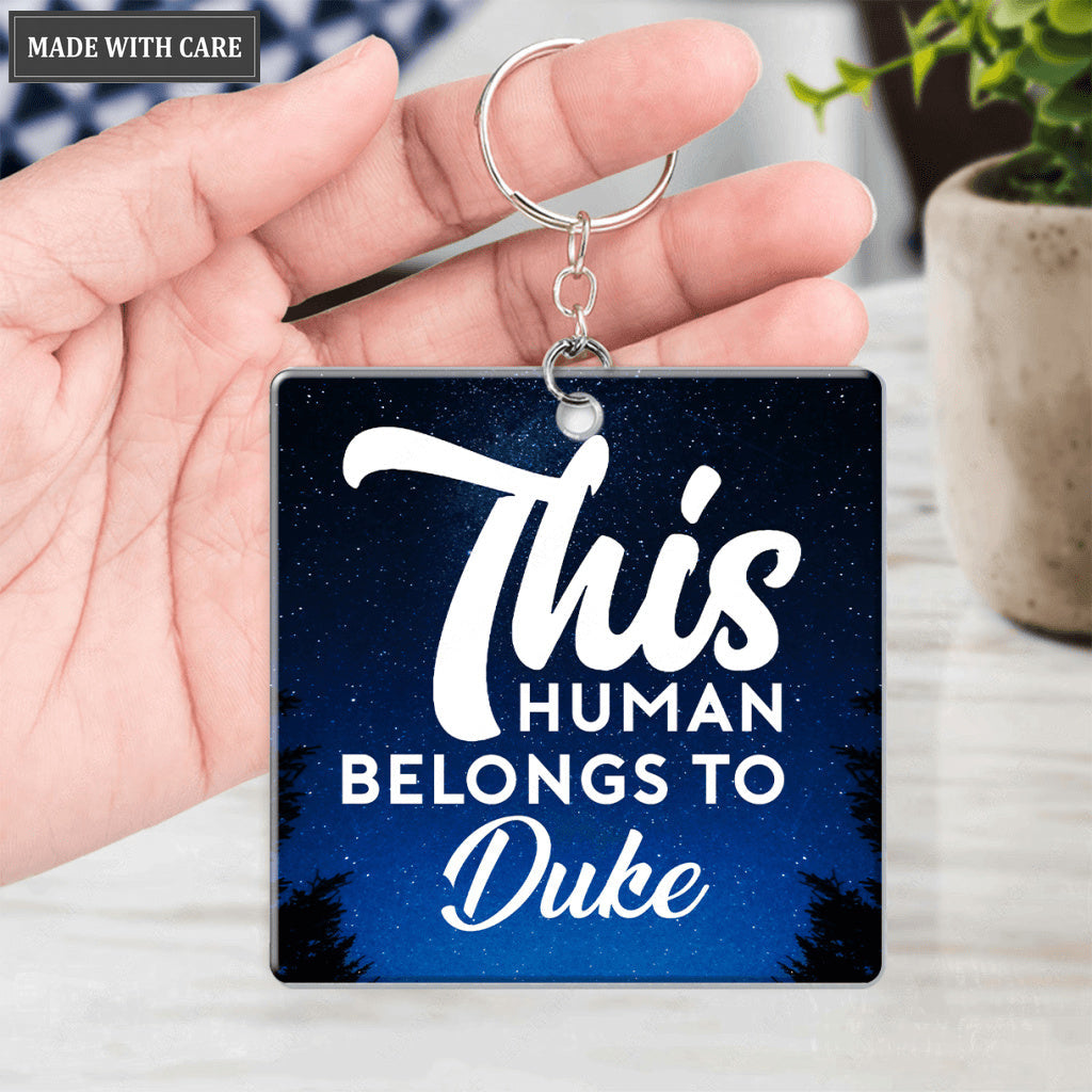 Dear Dad/Mom, Funny Pet Gift - Personalized Custom Acrylic Keychain