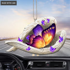 Butterfly Sleeping Angel Faith Ornament