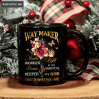 Roses Butterfly Cross Way Maker My God Mug