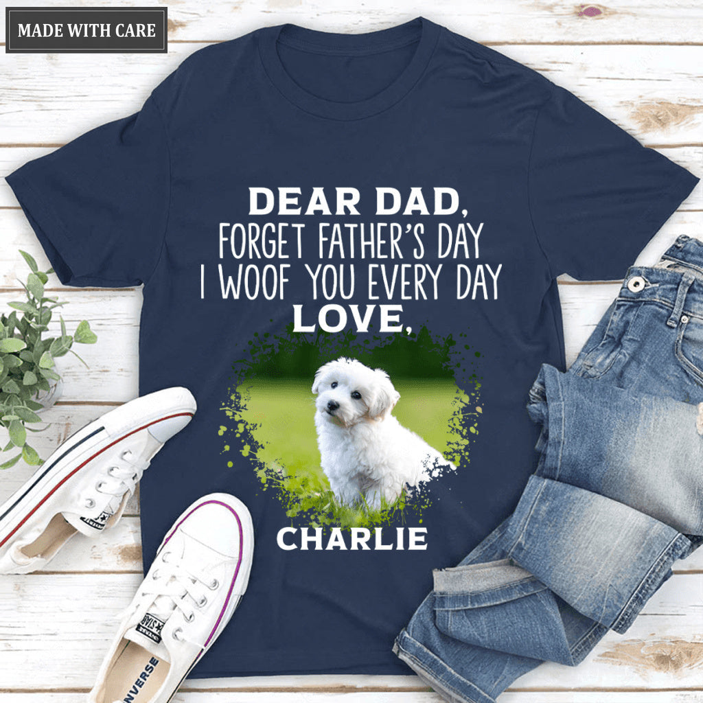 I Woof You Personalized Custom Unisex T-Shirt