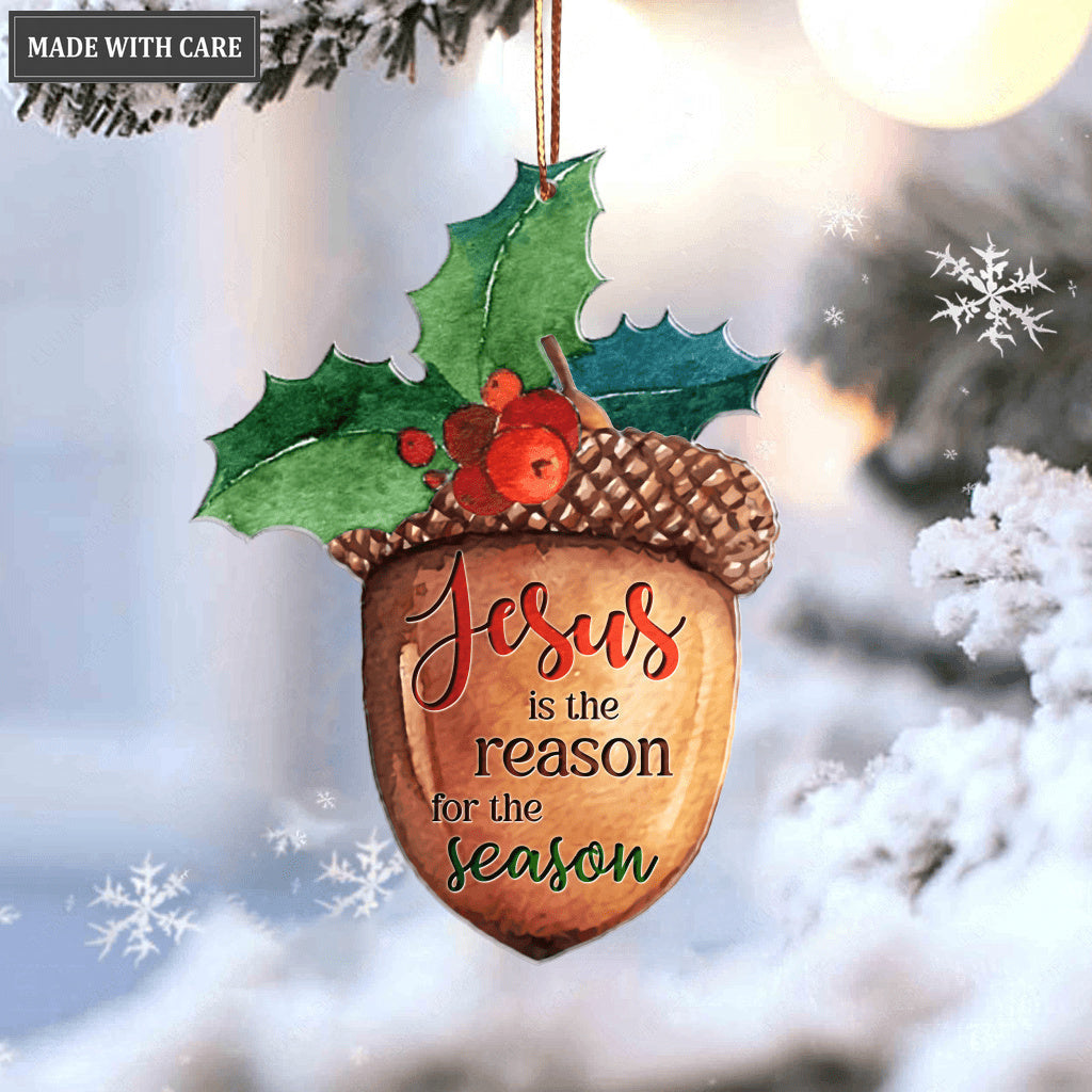 Acorn Surrounded By Glory Ornament