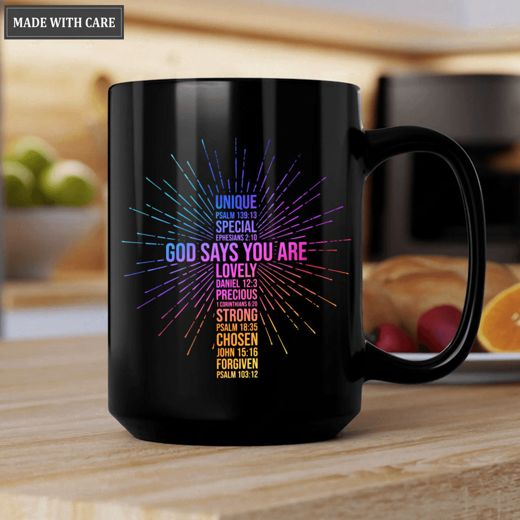 Rainbow Light Cross God Says You Are Possible