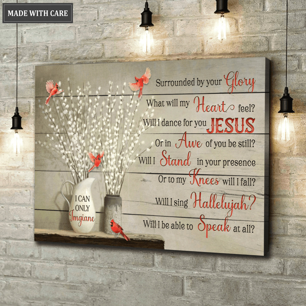 Beautiful Willow Flower Surrounded By The Glory Wall Art