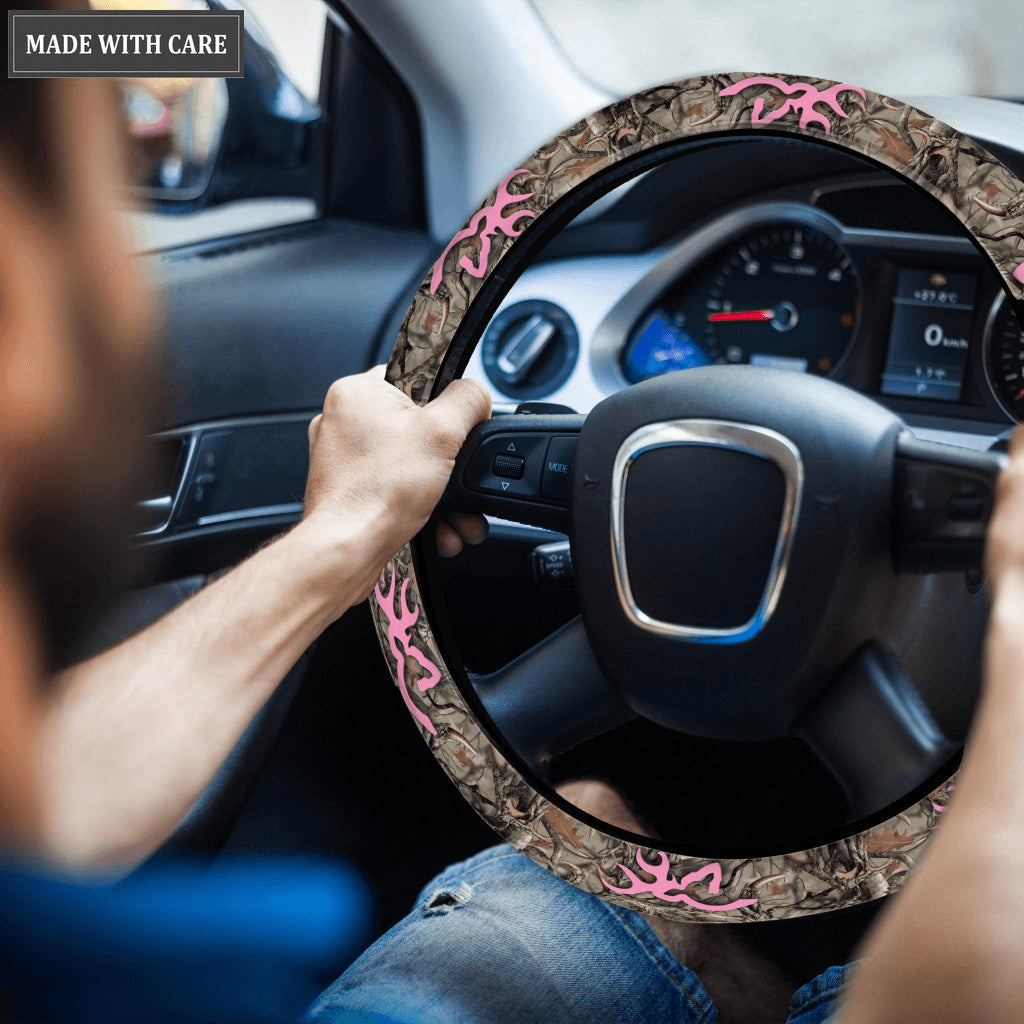 Pink Camo Country Girl Steering Wheel Cover Car Accessories
