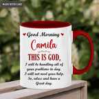 Good Morning This is God - Personalized Custom Mug