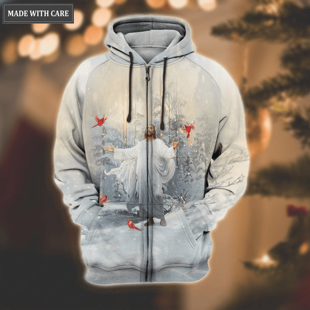 Cardinal Jesus Christ Be Still And Know That I Am God Hoodie