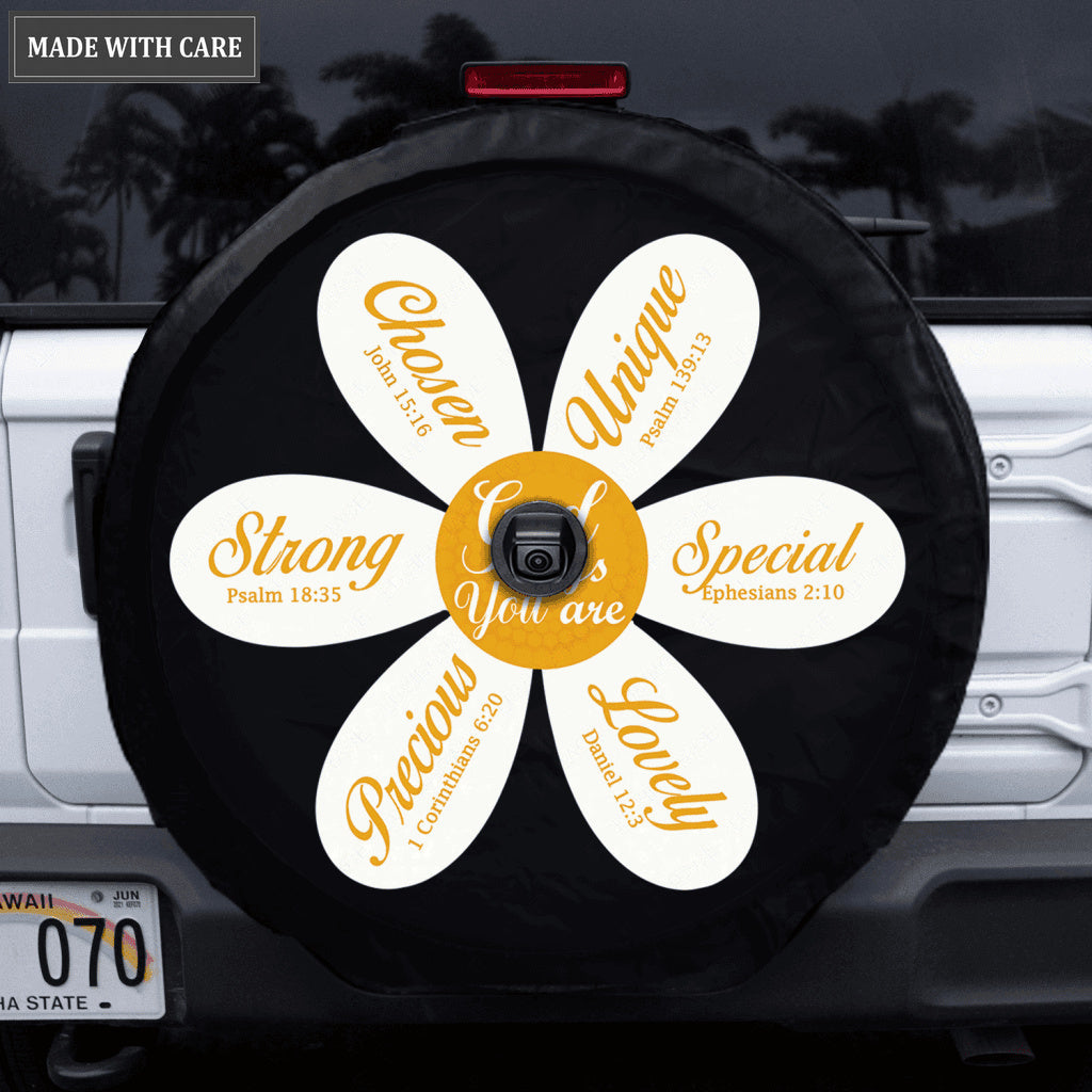 God Says You Are Tire Cover Car Accessories