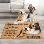 Agenda for the Day - Personalized Custom Doormat