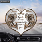 Bass Fishing God Blessed Personalized Ornament