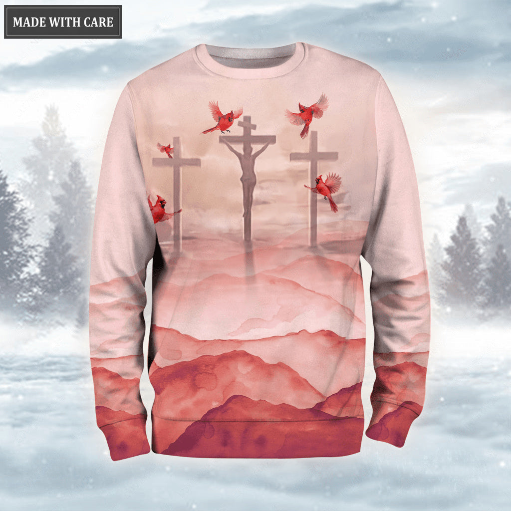 Cardinal Cross Always Be With You Hoodie