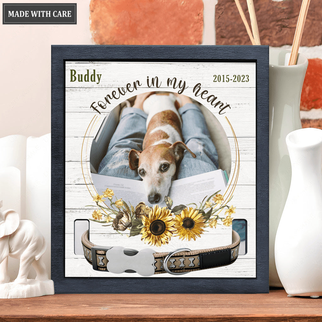 Forever In My Heart - Personalized Custom Pet Memorial Sign