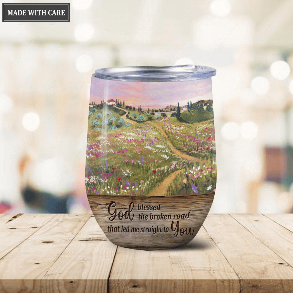 Personalized Vintage Couple Wine Tumbler