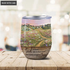 Personalized Vintage Couple Wine Tumbler