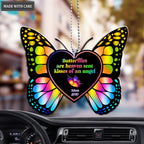 Butterflies Are Heaven Sent Kisses Of An Angel Personalized Ornament