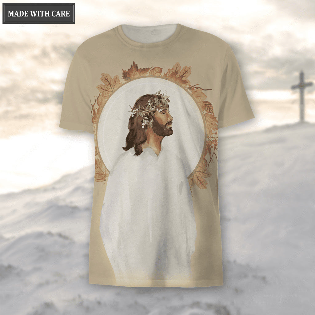Flower Crown Of God Fall For Jesus He Never Leaves Hoodie