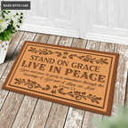 Stand On Grace Doormat
